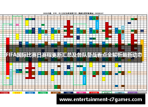 FIFA国际比赛日赛程更新汇总及各队备战看点全解析最新动态 FIFA国际比赛日赛程更新汇总及各队备战看点全解析最新动态